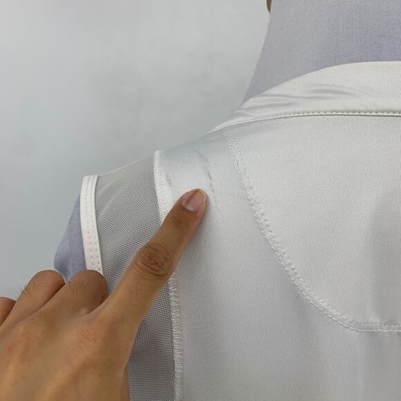 Lucky In Love Tank Top Womens XL Extra Large Wild Ombre Mesh Panel Sleeveless - Picture 8 of 13